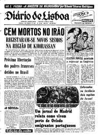 Sábado,  4 de Janeiro de 1969 (3ª edição)