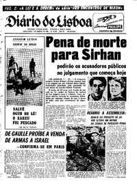 Terça,  7 de Janeiro de 1969 (1ª edição)