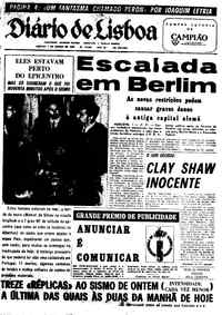 Sábado,  1 de Março de 1969 (1ª edição)