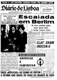 Sábado,  1 de Março de 1969 (2ª edição)