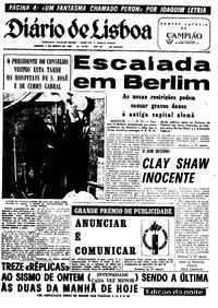 Sábado,  1 de Março de 1969 (3ª edição)