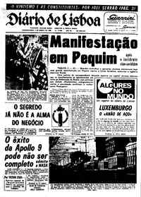 Segunda,  3 de Março de 1969 (1ª edição)