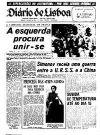 Sábado,  3 de Maio de 1969 (1ª edição)