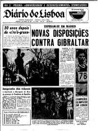 Domingo,  8 de Junho de 1969 (1ª edição)