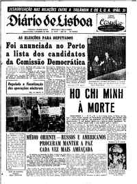 Quarta,  3 de Setembro de 1969 (1ª edição)