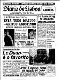 Quinta,  4 de Setembro de 1969 (3ª edição)