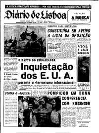 Segunda,  8 de Setembro de 1969 (2ª edição)