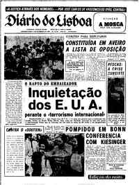 Segunda,  8 de Setembro de 1969 (3ª edição)