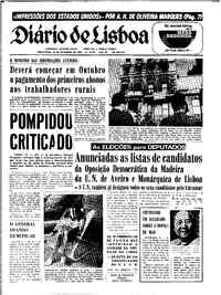 Terça, 23 de Setembro de 1969 (1ª edição)