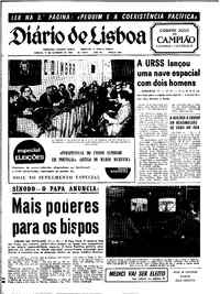 Sábado, 11 de Outubro de 1969 (2ª edição)