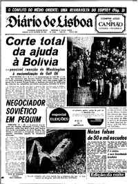 Sábado, 18 de Outubro de 1969 (3ª edição)