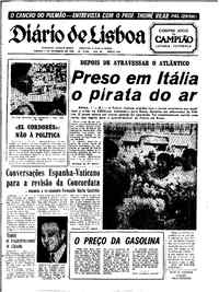 Sábado,  1 de Novembro de 1969 (1ª edição)