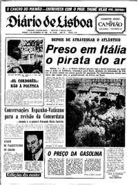 Sábado,  1 de Novembro de 1969 (3ª edição)