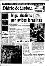 Terça, 11 de Novembro de 1969 (1ª edição)