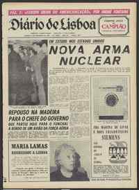 Sábado,  6 de Dezembro de 1969 (1ª edição)