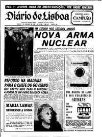 Sábado,  6 de Dezembro de 1969 (3ª edição)