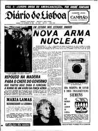 Sábado,  6 de Dezembro de 1969 (4ª edição)