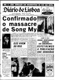 Segunda,  5 de Janeiro de 1970 (1ª edição)