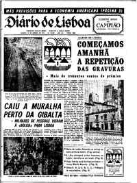 Sábado, 10 de Janeiro de 1970 (1ª edição)