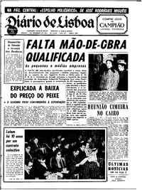 Sábado,  7 de Fevereiro de 1970 (3ª edição)