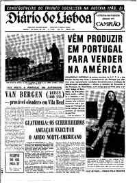 Sábado,  7 de Março de 1970 (1ª edição)