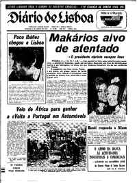 Domingo,  8 de Março de 1970 (1ª edição)