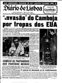 Sábado,  2 de Maio de 1970 (1ª edição)