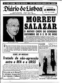 Segunda, 27 de Julho de 1970 (2ª edição)