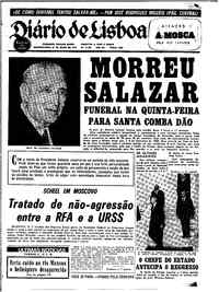 Segunda, 27 de Julho de 1970 (3ª edição)