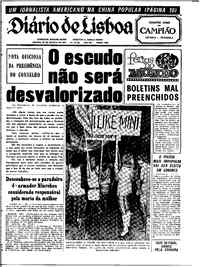 Sábado, 22 de Agosto de 1970 (1ª edição)