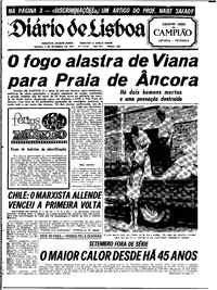 Sábado,  5 de Setembro de 1970 (1ª edição)