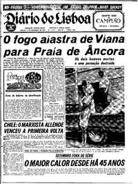 Sábado,  5 de Setembro de 1970 (2ª edição)