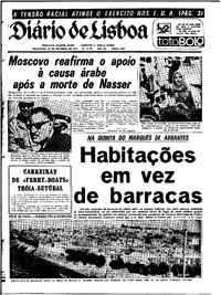 Terça, 29 de Setembro de 1970 (1ª edição)