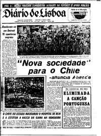 Domingo, 25 de Outubro de 1970 (1ª edição)