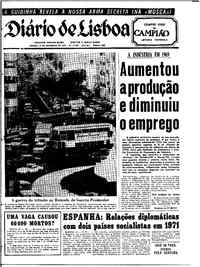 Sábado, 14 de Novembro de 1970 (1ª edição)