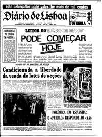 Quinta,  7 de Janeiro de 1971 (1ª edição)