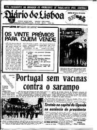 Segunda, 25 de Janeiro de 1971 (2ª edição)