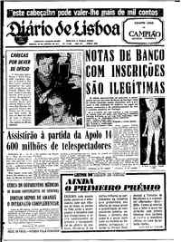 Sábado, 30 de Janeiro de 1971 (2ª edição)