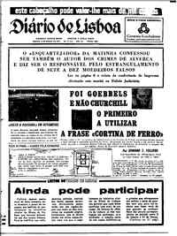 Sábado,  6 de Março de 1971 (1ª edição)