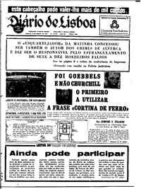 Sábado,  6 de Março de 1971 (2ª edição)