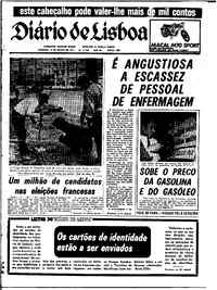 Domingo, 14 de Março de 1971 (1ª edição)