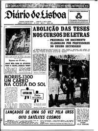 Sábado,  8 de Maio de 1971 (1ª edição)