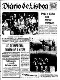 Sexta,  5 de Novembro de 1971 (1ª edição)