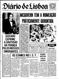 Terça, 11 de Julho de 1972