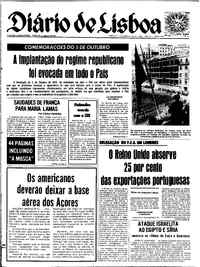 Sábado,  6 de Outubro de 1973