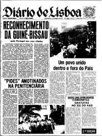 Segunda, 12 de Agosto de 1974 (2ª edição)