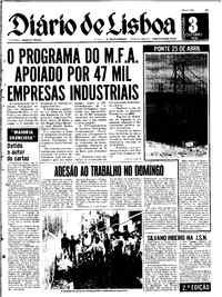 Quinta,  3 de Outubro de 1974 (2ª edição)