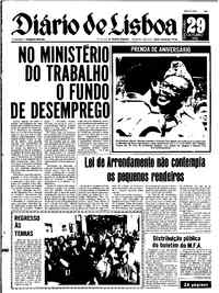 Terça, 29 de Outubro de 1974 (1ª edição)