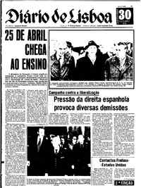 Quarta, 30 de Outubro de 1974 (2ª edição)