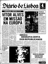 Segunda,  4 de Novembro de 1974 (2ª edição)